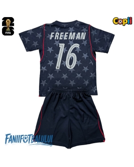 Statele Unite Alex Freeman #16 Echipament de Fotbal Replică Mondial 2026 Copii Deplasare (+ Șorturi)